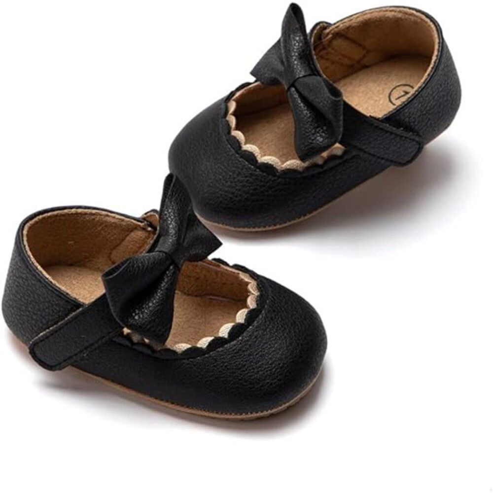 Meckior Infant Baby Girls Bowknot Mary Jane Flats Shoes Toddler Shoes Newborn